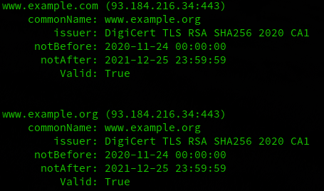 multi-domain output