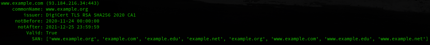 subjectalternatename example